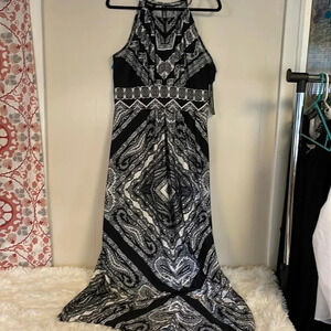 B.Calm Halter Style Dress Sz L
